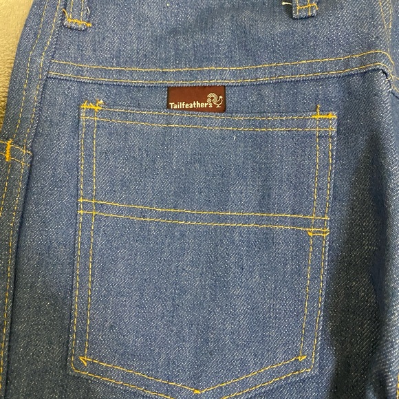 Vintage 70’s Tailfeathers Bell Bottom Jeans - Picture 7 of 12